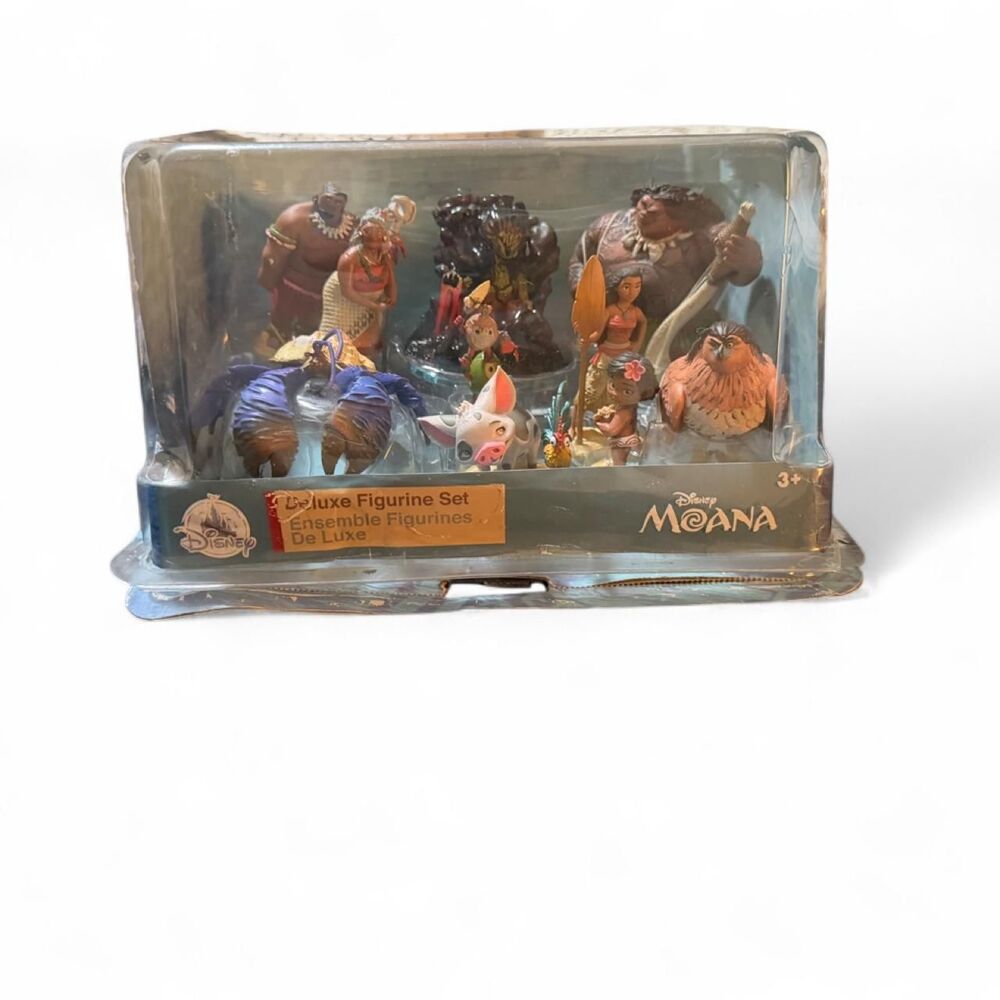 Disney Moana Deluxe Figurine Set 10-piece collectible playset